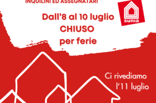 Uffici Sunia Forlì-Cesena chiusi dall’8 al 10 luglio
